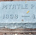 Thumbnail link to Myrtle Carter Peck Memorial