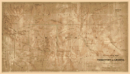 Thumbnail link to 1860 R. P. Kelley's Map of the Territory of Arizona.